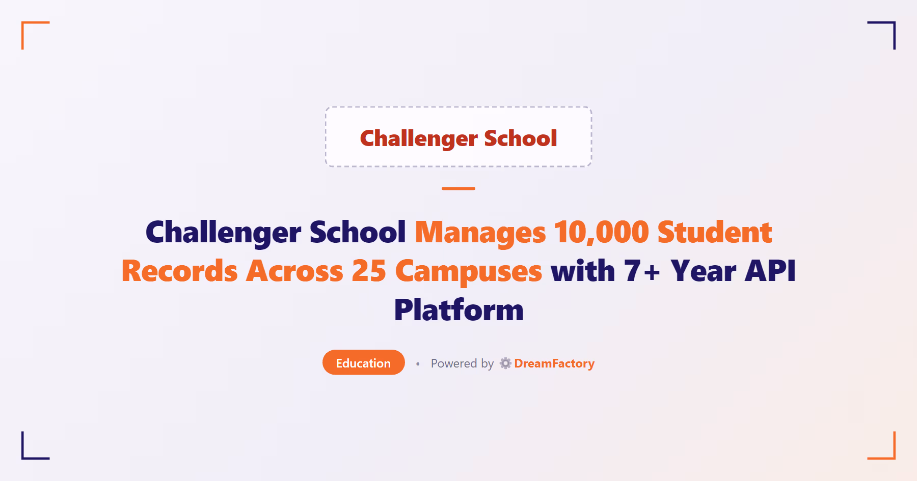 K-8 education organization case study