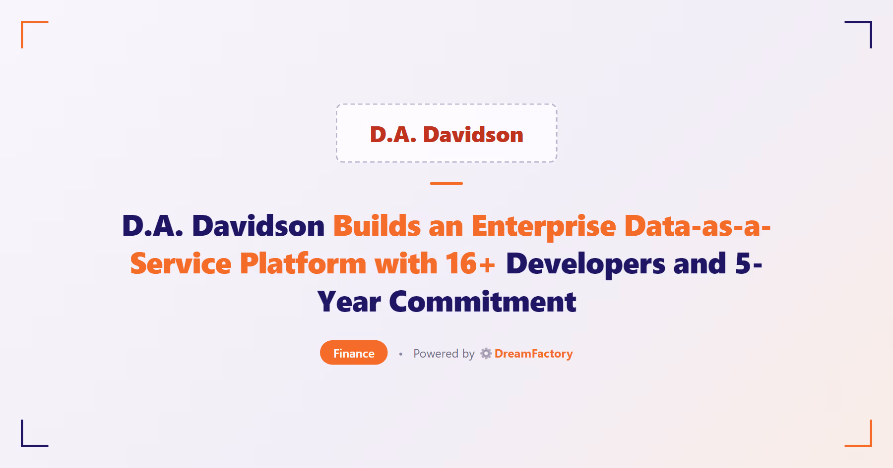 D.A. Davidson — DreamFactory case study